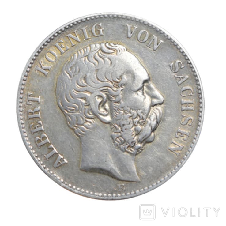 Це 2 марки 1901 року (Німецька імперія, Королівство Саксонія)