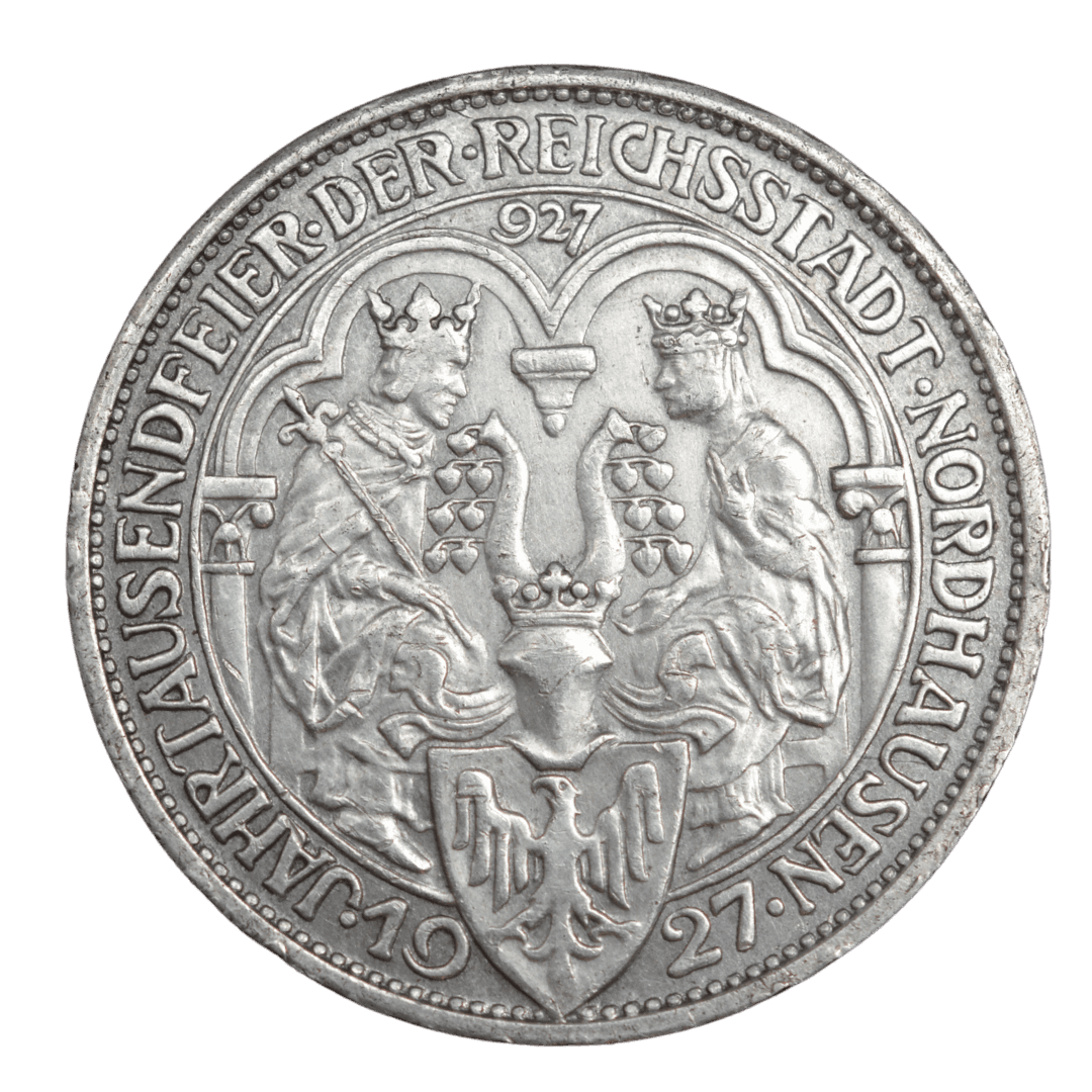 3 рейхсмарки, Німеччина, 1927