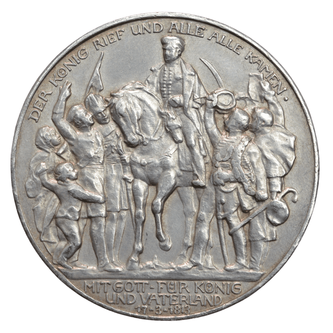 3 марки, Німеччина, 1913 (Битва при Лейпцигу / Тольна)