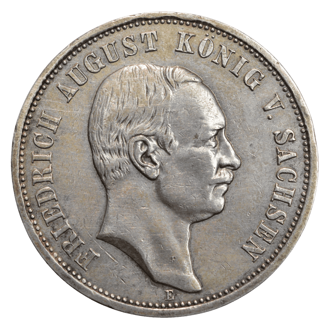 3 марки, Пруссія (Фрідріх Август), 1909