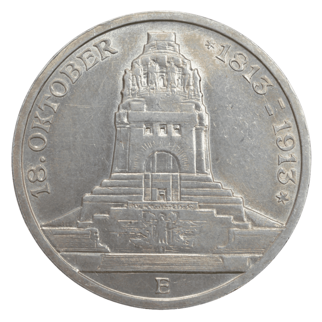 3 марки Битва народів 1913 срібло
