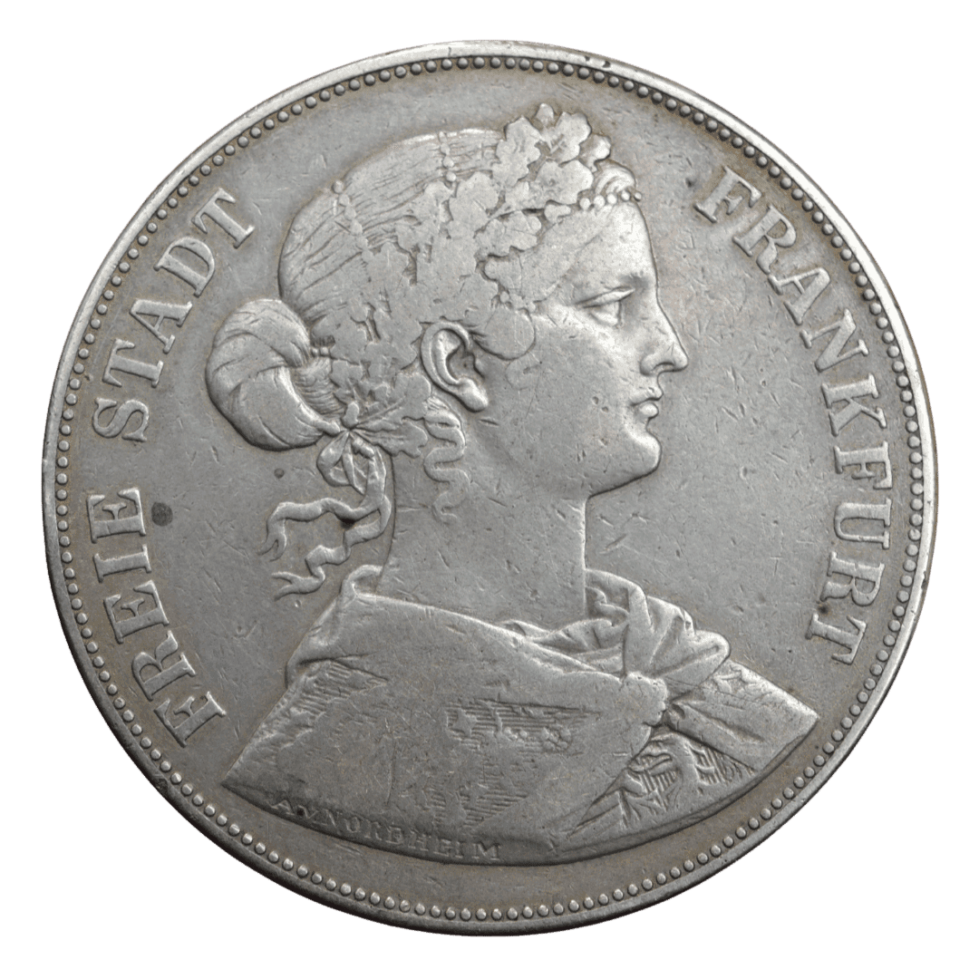 Срібна 2 талери, Франкфурт, 1861. Марія
