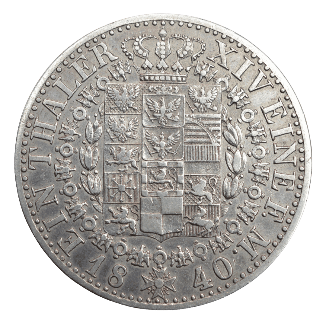 🔥 1 талер, Пруссія (A, Берлін), 1840 — Фрідріх Вільгельм III 🔥 — фото 2