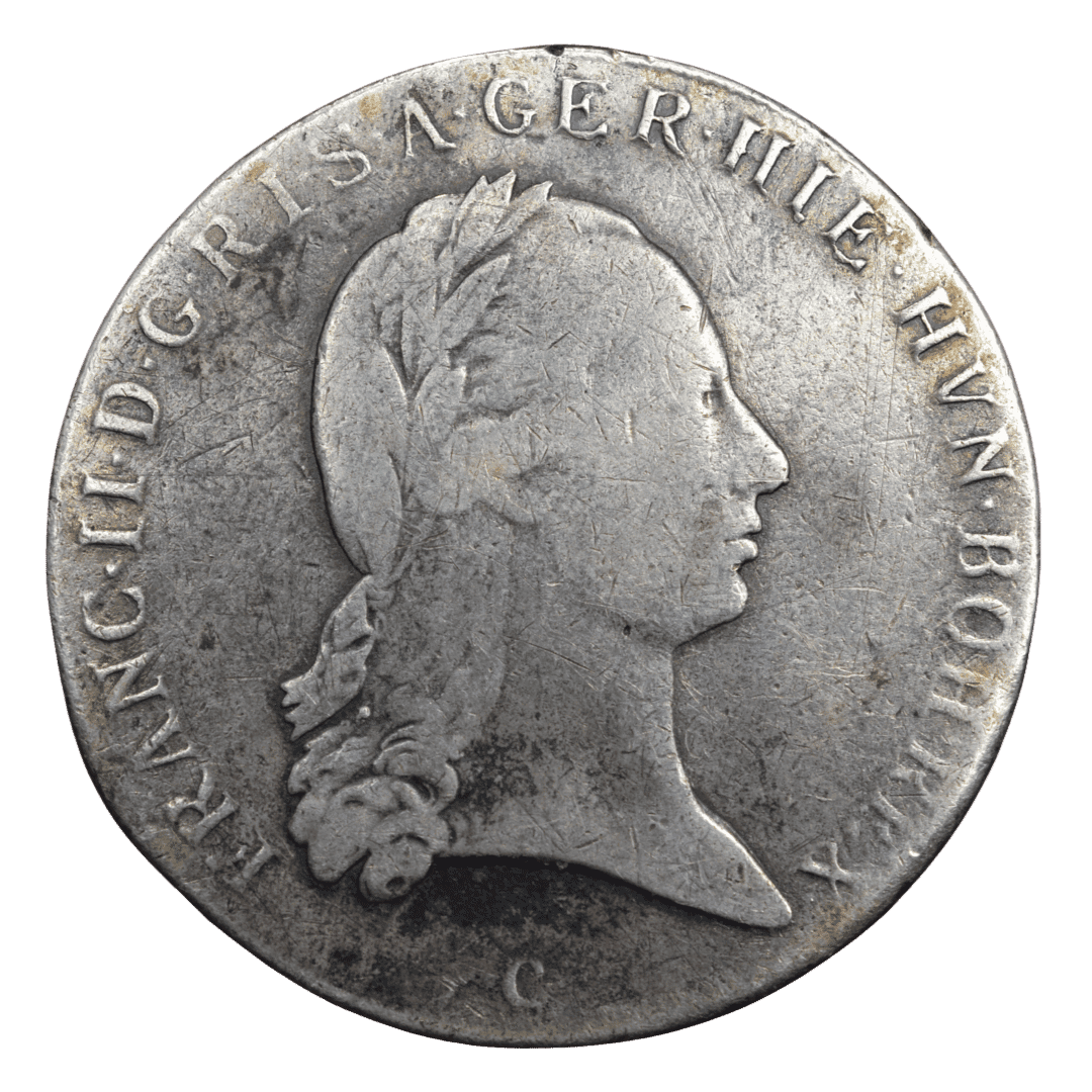 Срібний 1 талер, Австрія, 1 796 (bones)