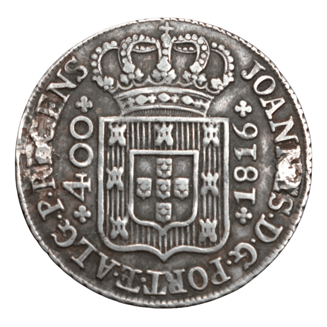 Срібна монета 400 рейсів, Португалія, 1834. Жуан VI