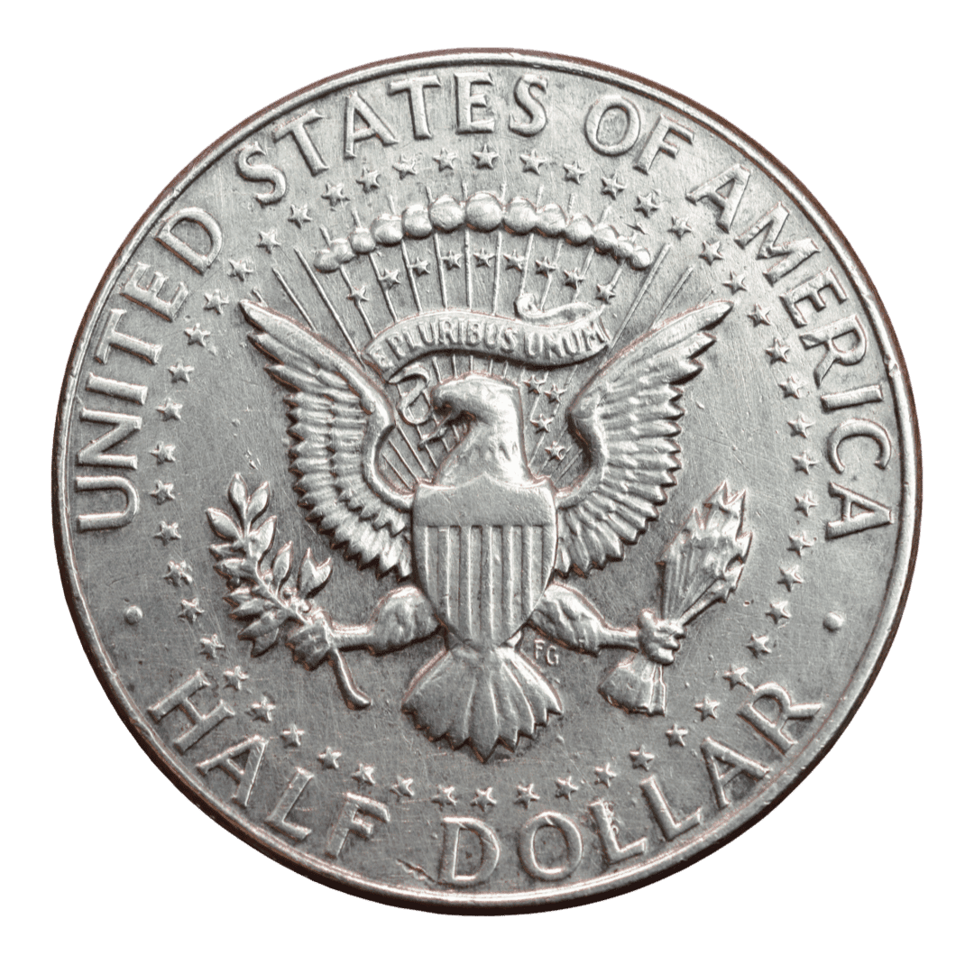 ½ доллара (Half Dollar) Джон Ф. Кеннеди — так называемый Kennedy Half Dollar — фото 2