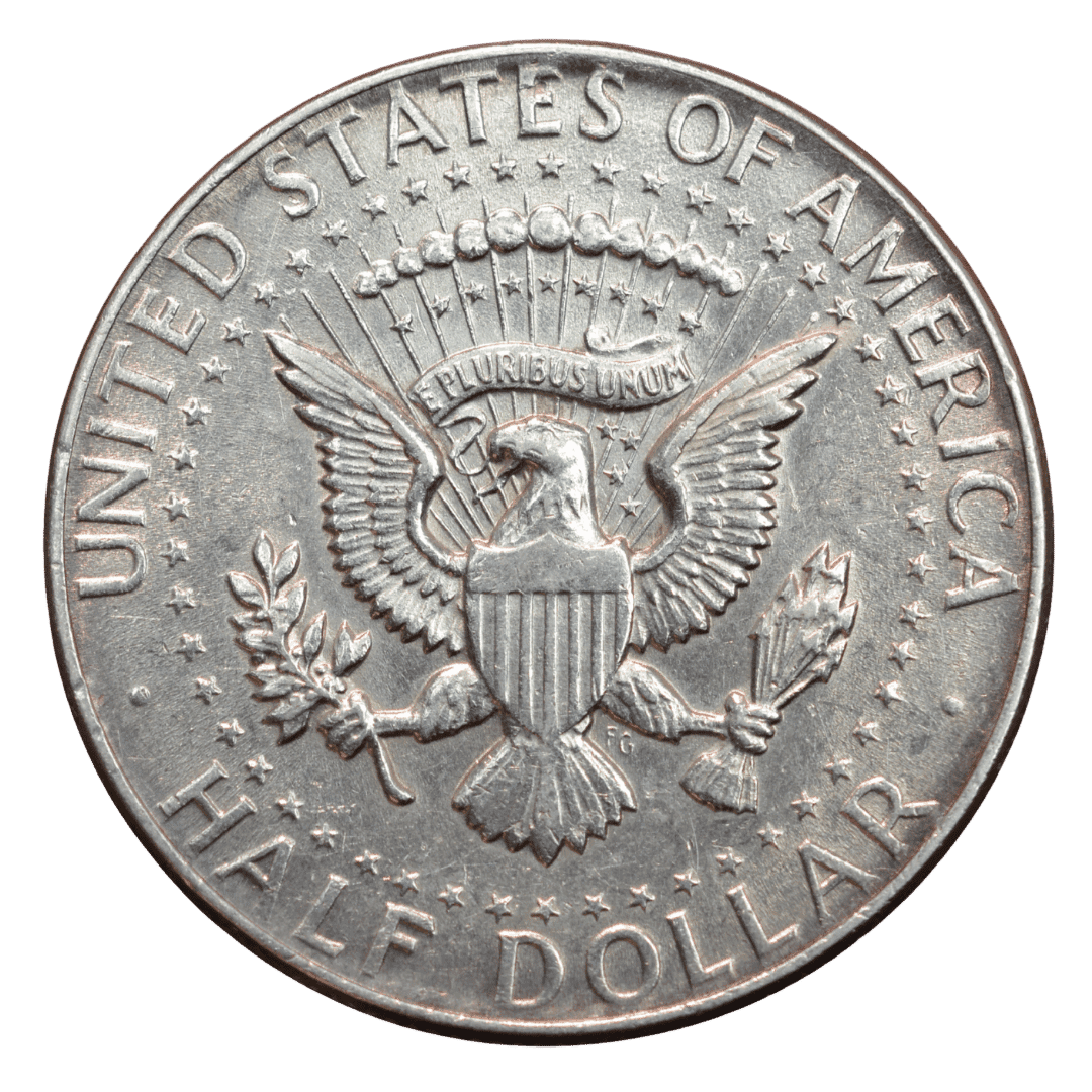 ½ доллара (Half Dollar) Джон Ф. Кеннеди — так называемый Kennedy Half Dollar — фото 2