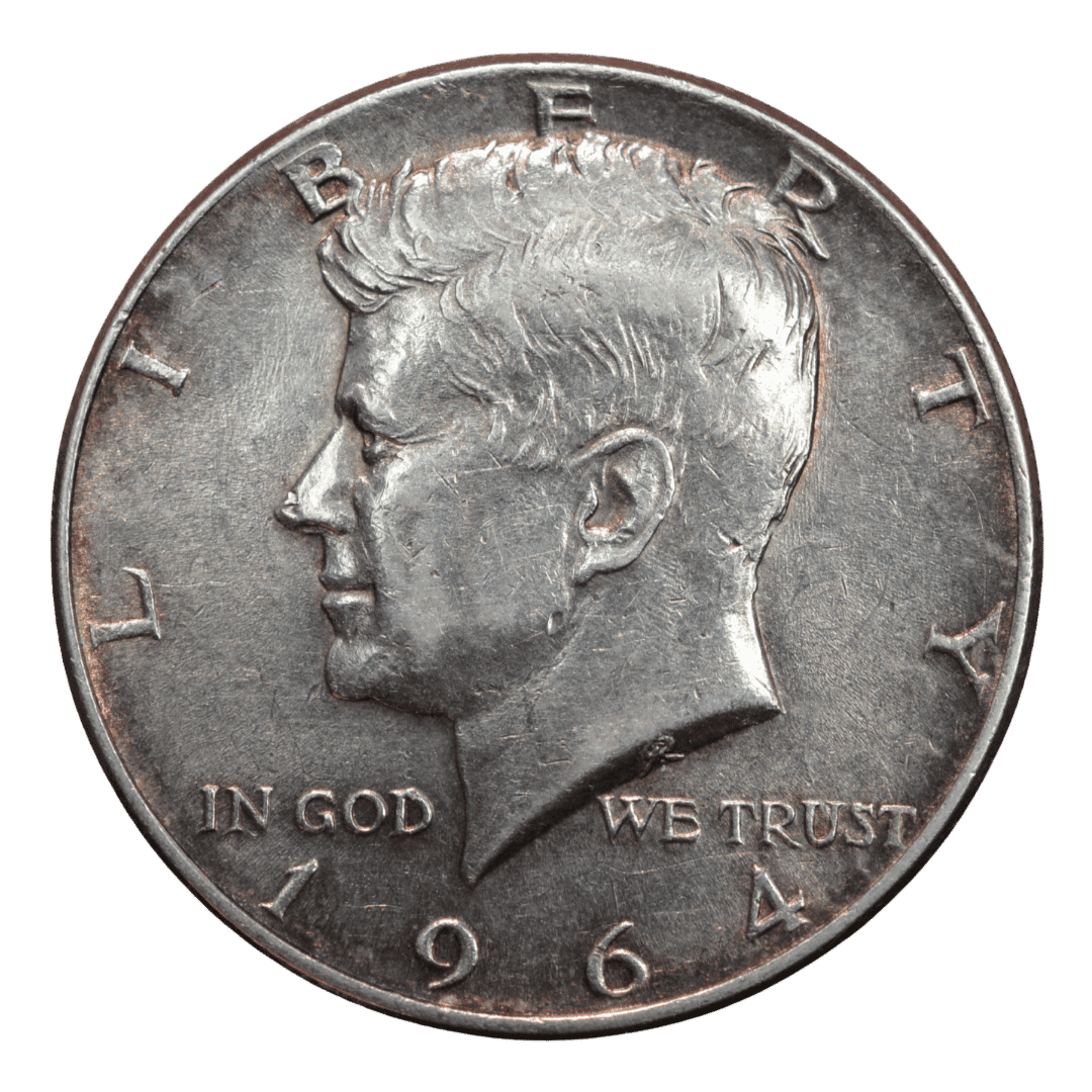 ½ доллара (Half Dollar) Джон Ф. Кеннеди — так называемый Kennedy Half Dollar