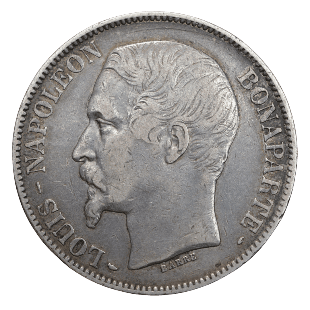 5 франков Наполеон III (LOUIS-NAPOLEON BONAPARTE) МД-A- Параиж