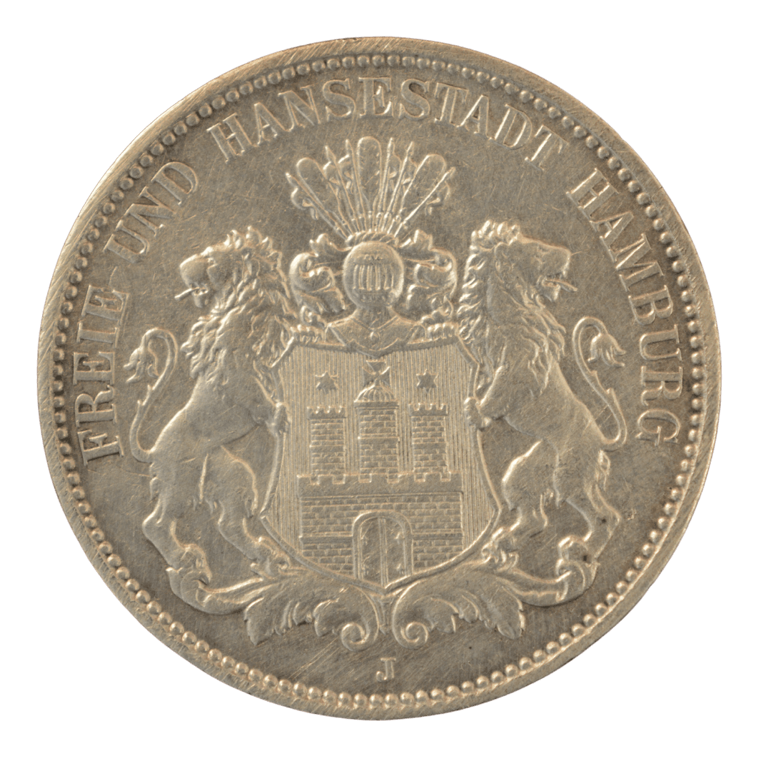 3 Марки Гамбург 1909 року