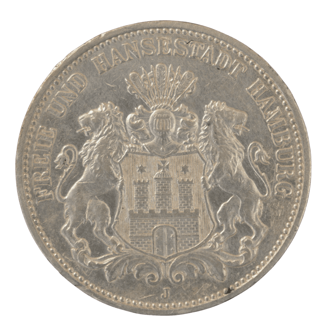3 Марки Гамбург 1910 року