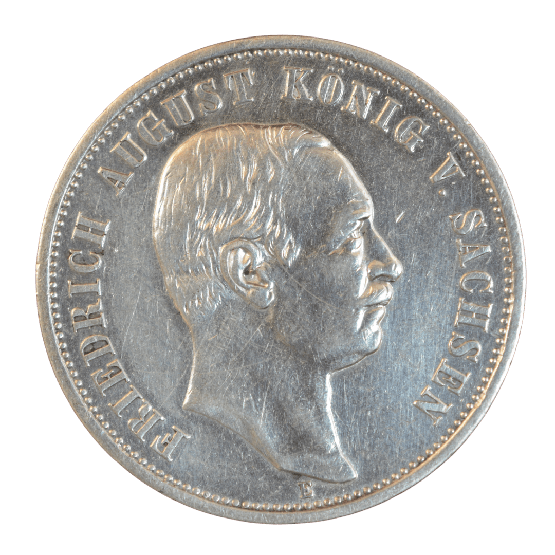 3 марки Саксонія 1911 срібло