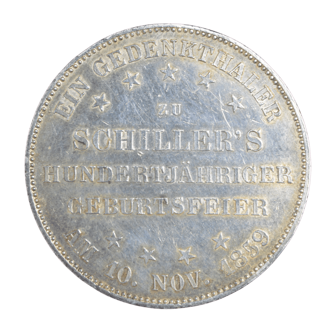 1 талер Фрідріх Шиллер 1905 срібло