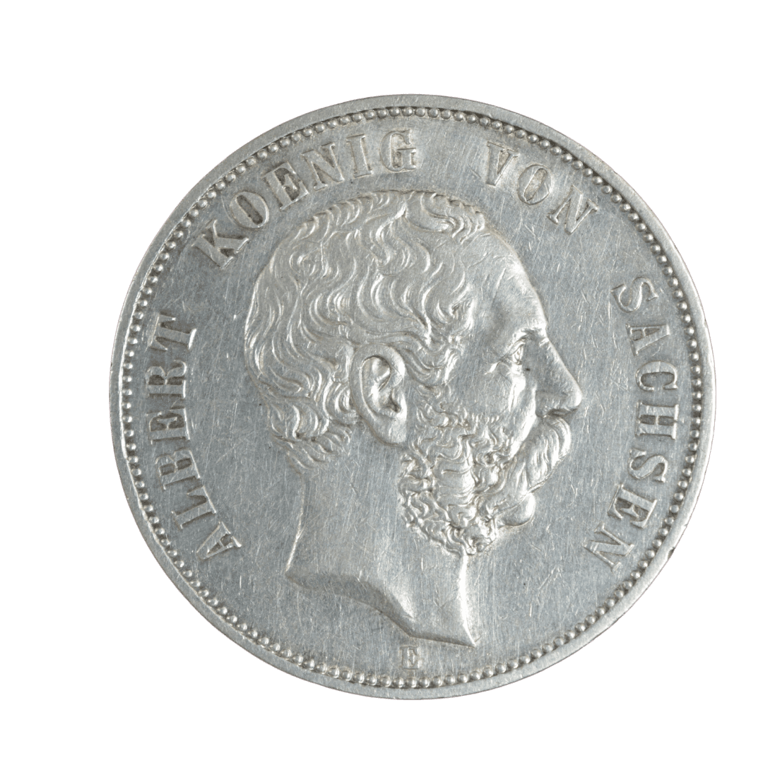 Німецька імперія, 5 марок 1901 року. Срібло