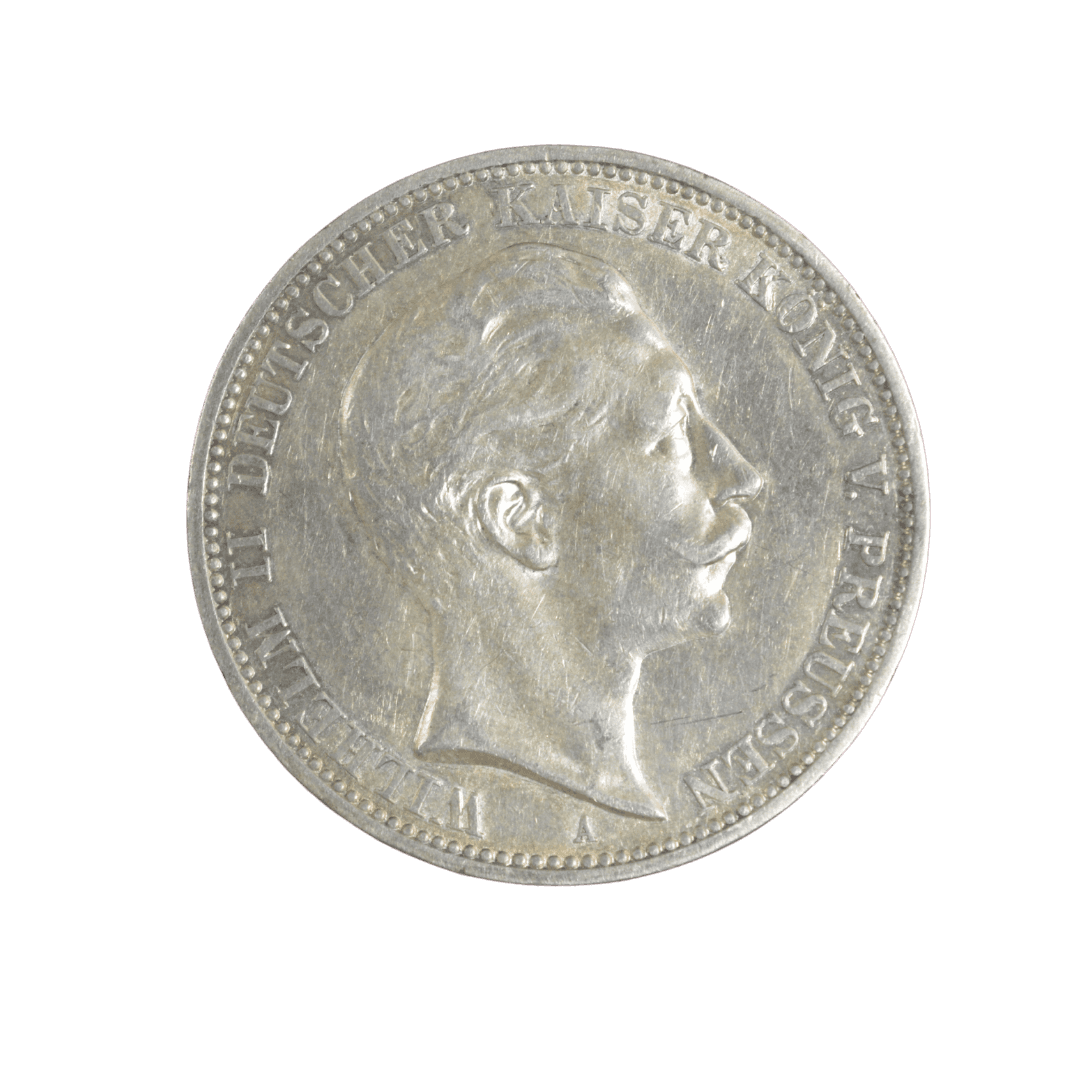 3 марки Пруссія 1910 срібло