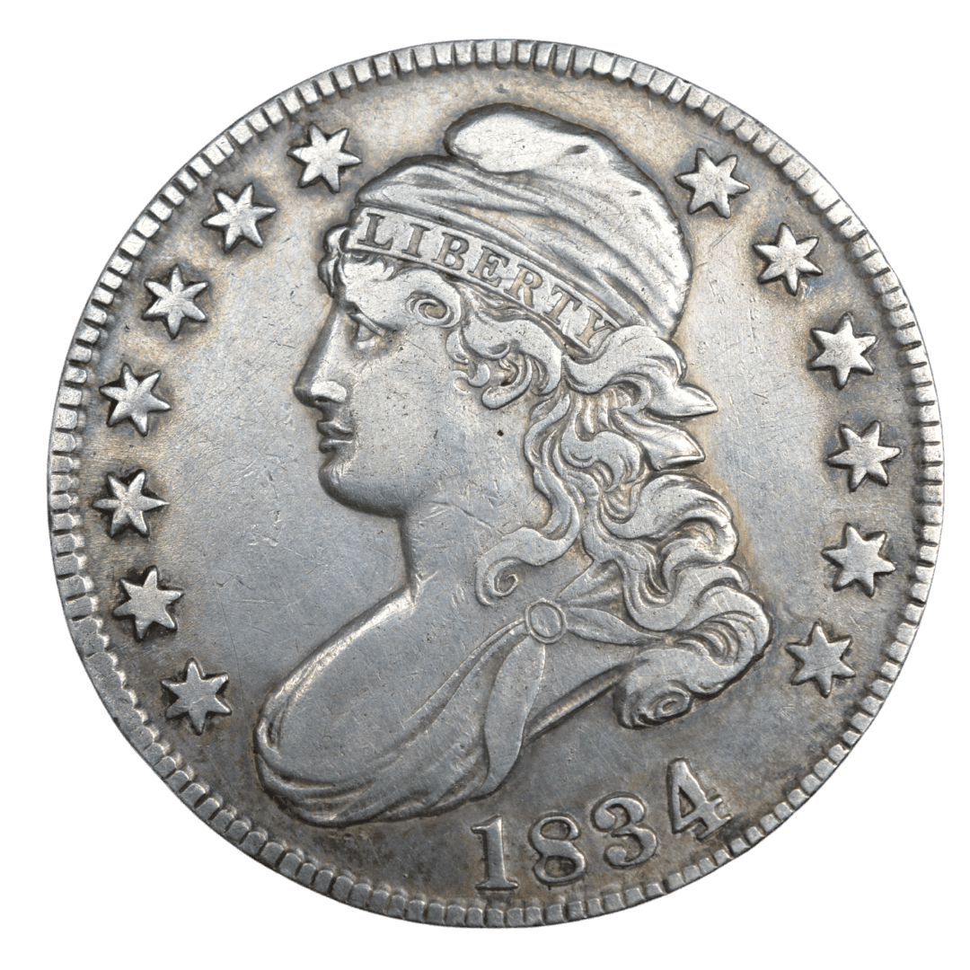 50 центів Capped Bust 1835 срібло