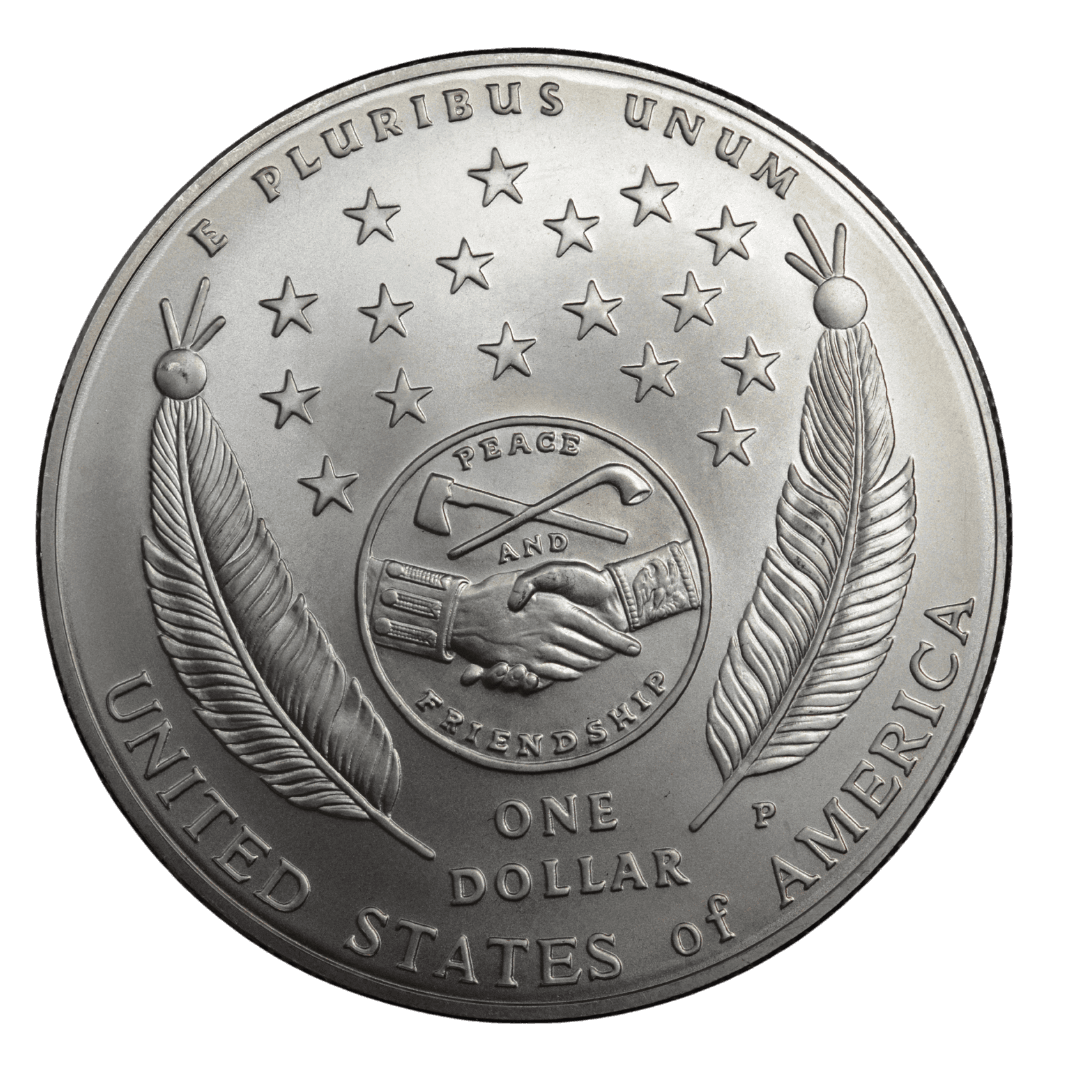 1 доллар (Commemorative Silver Dollar) — фото 2
