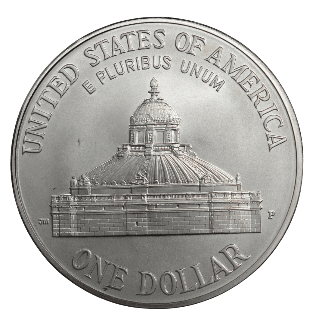1 доллар (Commemorative Silver Dollar) — фото 2