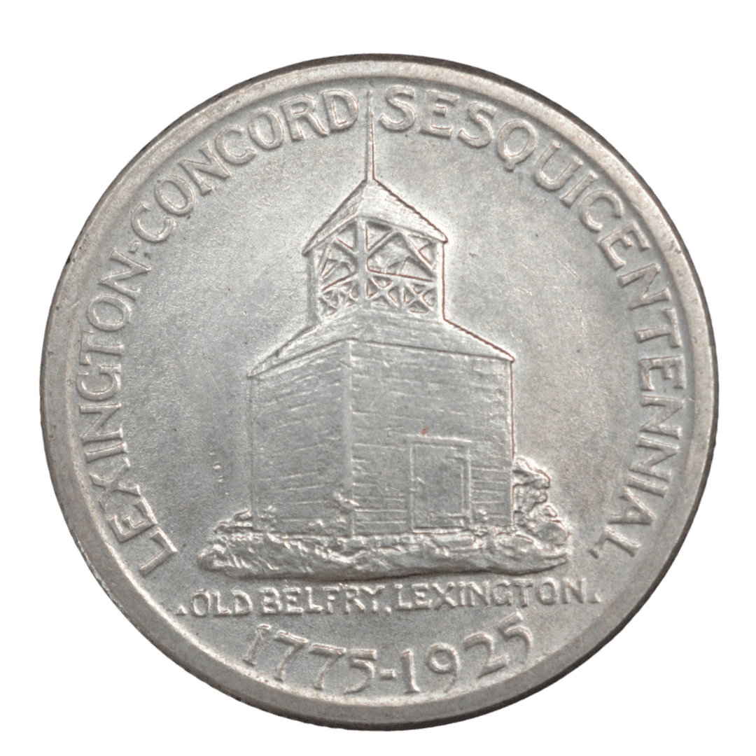½ долара Лексінгтон-Конкорд 1925 срібло — фото 2