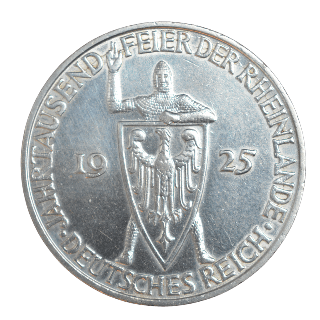 3 рейхсмарки Рейнська область 1925 срібло