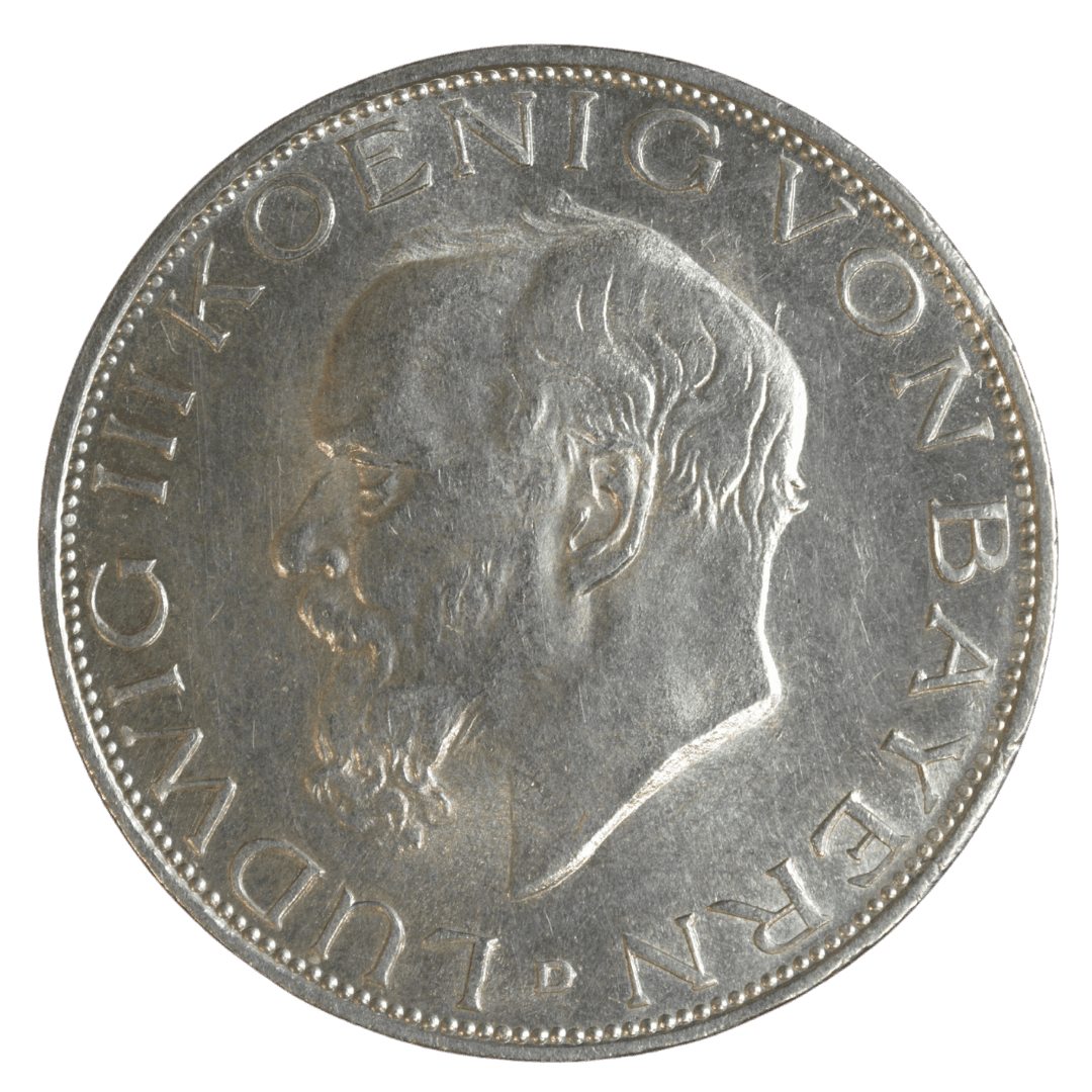 3 марки Людвіг III 1914 срібло