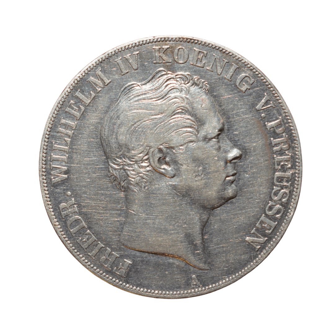 2 талери 1857 срібло