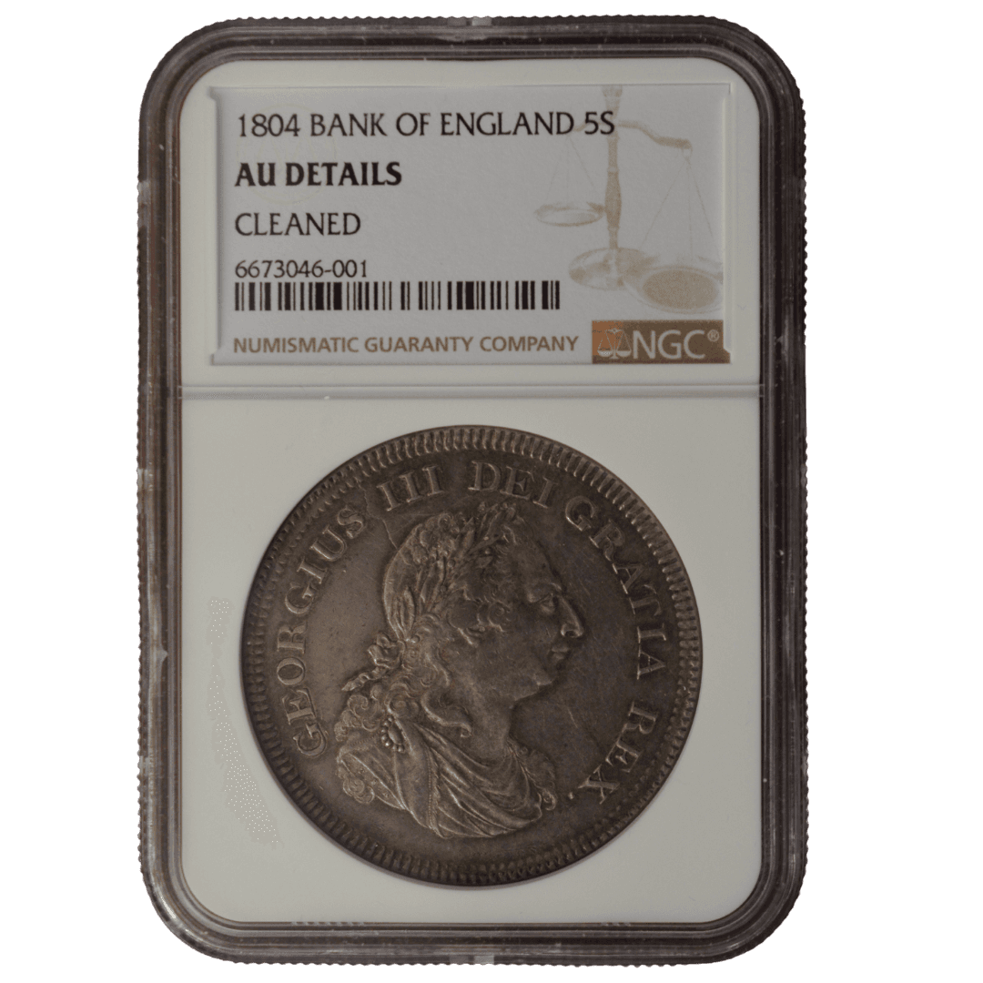 5 шилінгів Bank of England 1804 срібло