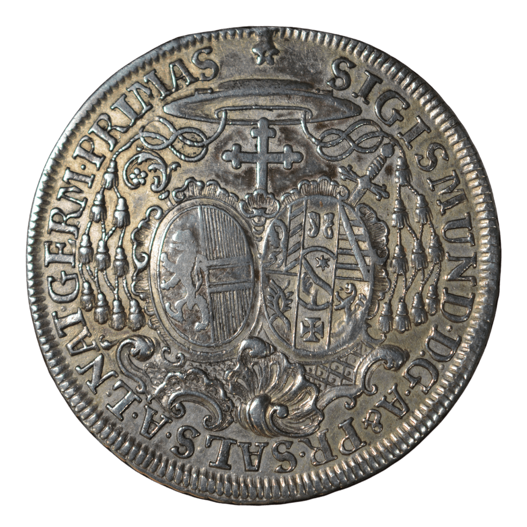 1 Талер 1759, Сигизмунд III фон Шраттенбах. МД — Зальцбург ✅ — фото 2