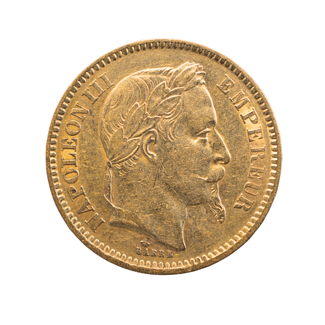 🔥 20 франків, Франція, 1864 🔥