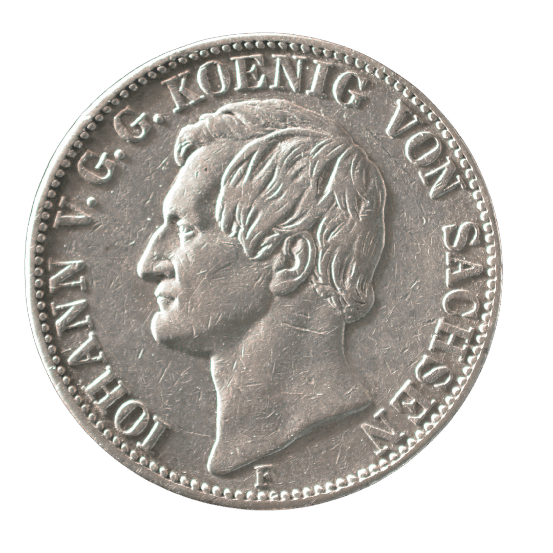 1 талер 1857 F, Королівство Саксонія