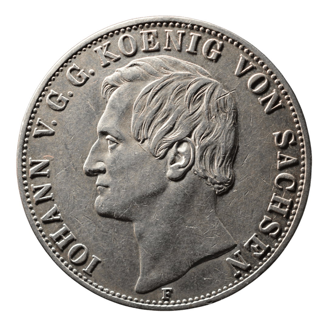 2 талери / 3½ гульдена 1855 E, Королівство Саксонія