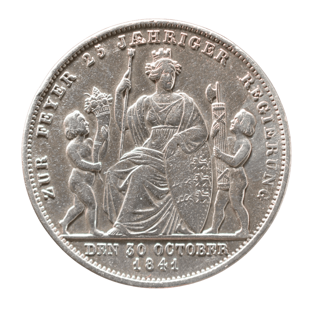 Талер 1841 «25-річчя правління Вільгельма I», Королівство Вюртемберг — фото 2