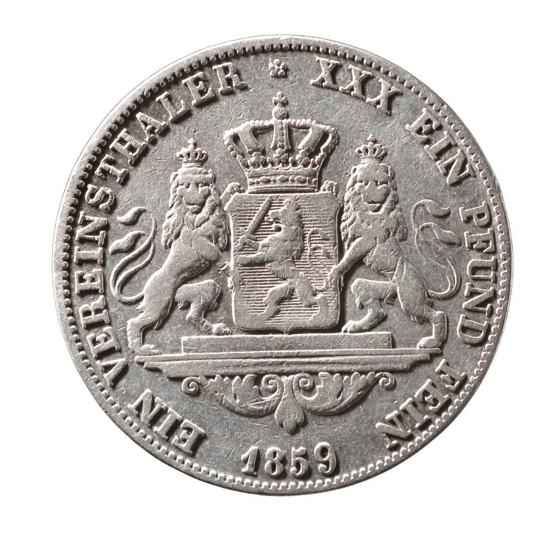 1 союзний талер 1859, Велике герцогство Гессен — фото 2