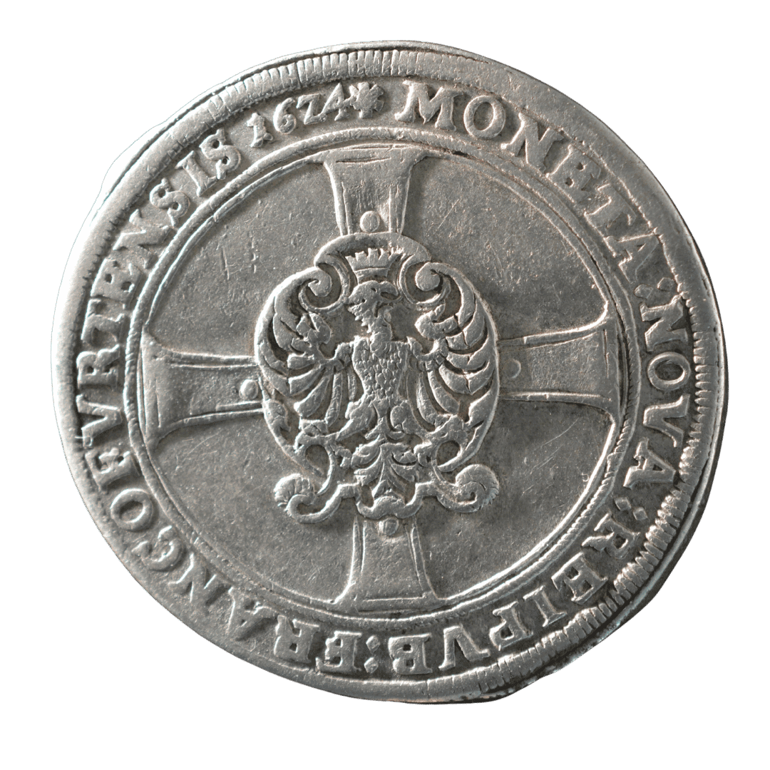 1 Талер, 1624, Фердинанд II. МД — Frankfurt am Main (без буквы) ✅ — фото 2
