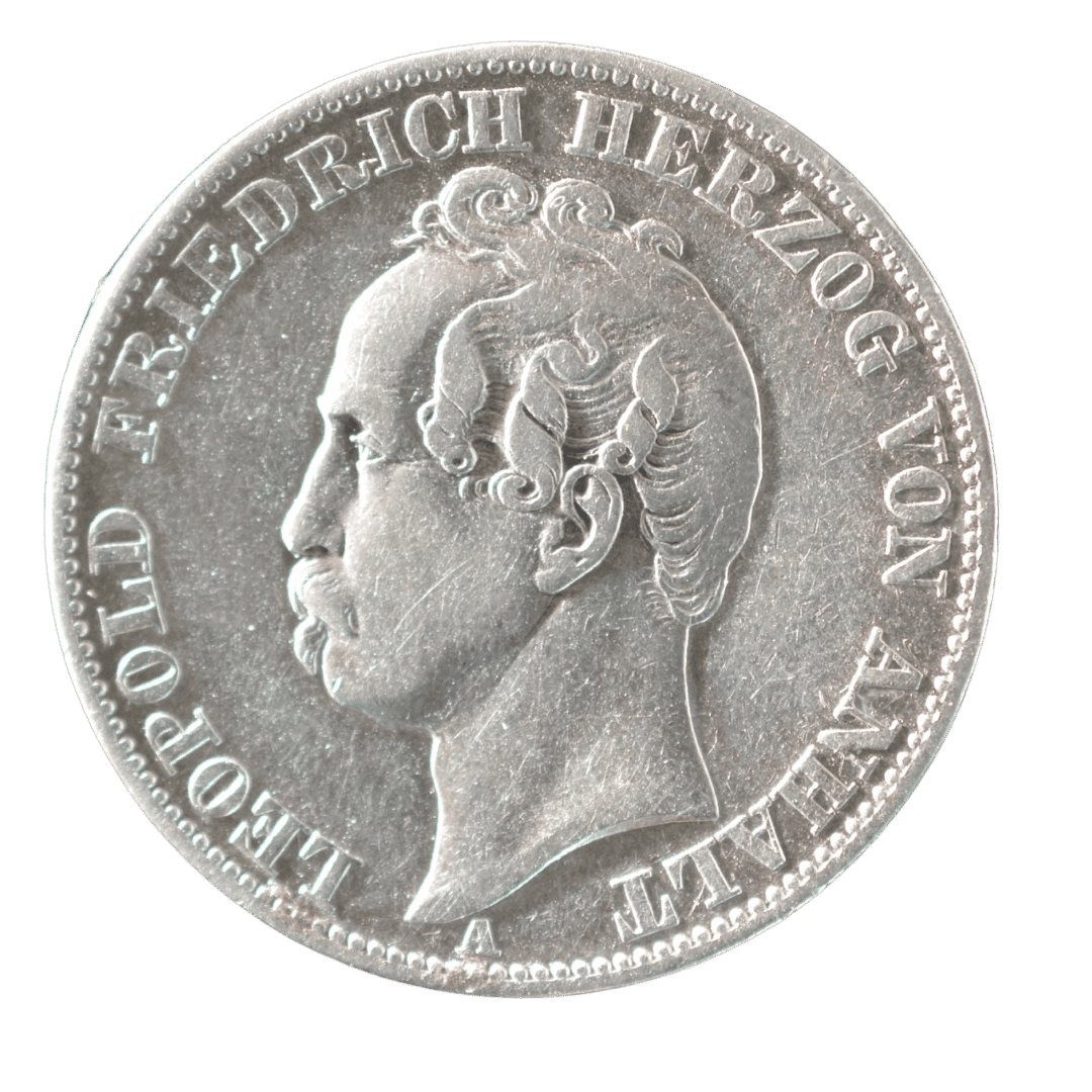 1 союзний талер (Vereinsthaler) 1869 A, герцогство Ангальт-Дессау