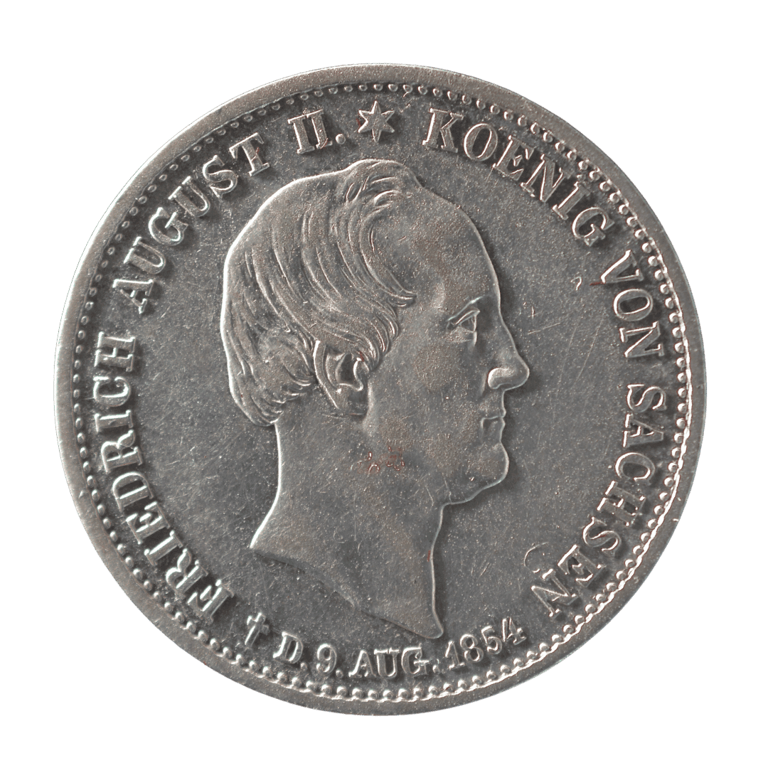 1 талер, Саксонія, 1854