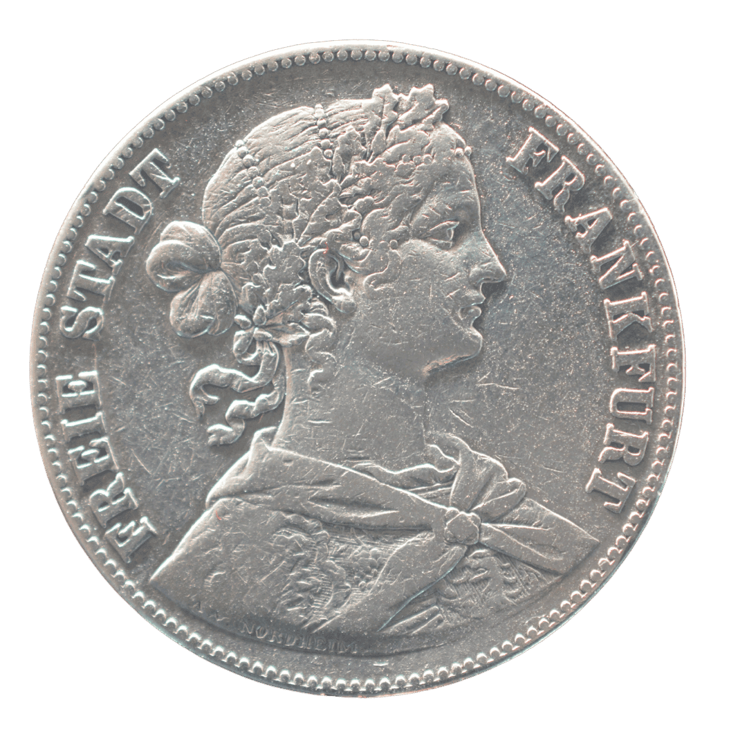 1 союзний талер (Vereinsthaler), 1860, Вільне місто Франкфурт
