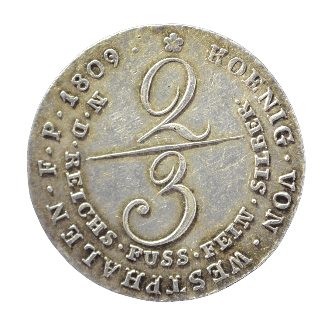 2/3 талера, 1809, Королівство Вестфалія — фото 2