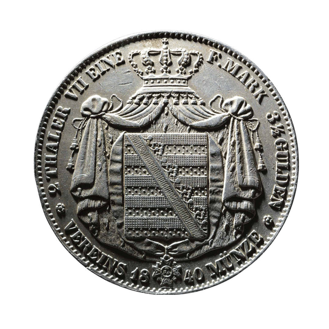2 Талера  1840 G, Королівство Саксонія — фото 2