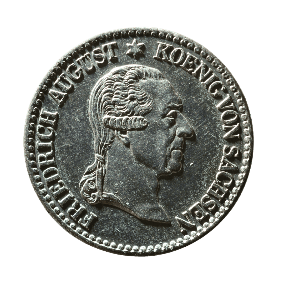 1/6 талера, Саксонія, 1827