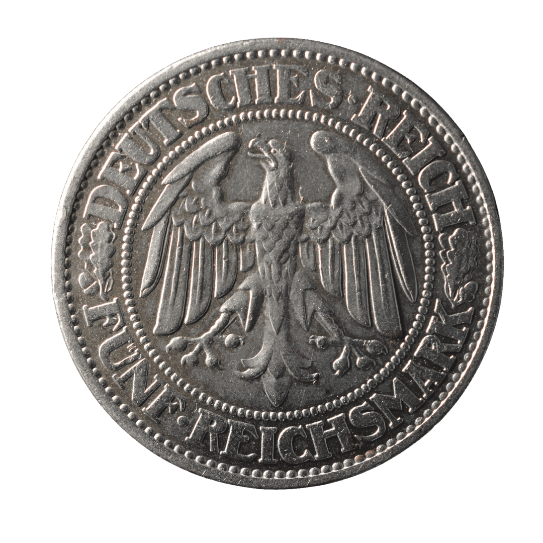5 рейхсмарок 1932 A, Веймарская республика (Дуб) — фото 2
