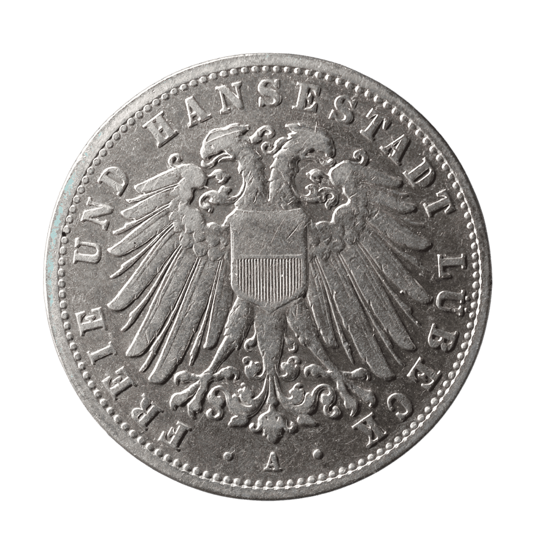 2 марки 1904 A — Вільне та Ганзейське місто Любек