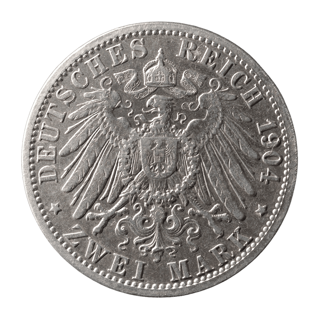 2 марки 1904 A — Вільне та Ганзейське місто Любек — фото 2