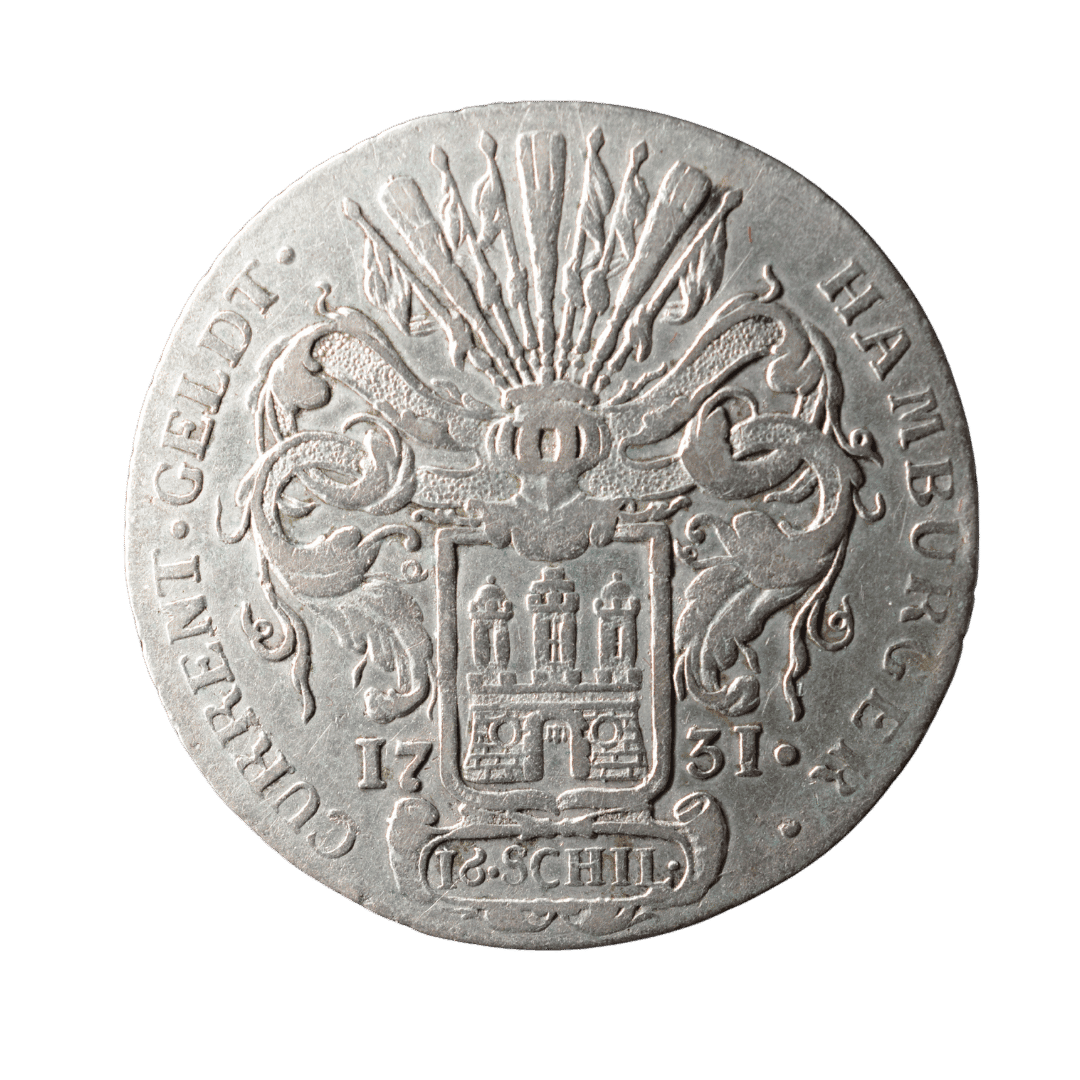 16 шилінгів 1731 — Вільне імперське місто Гамбург