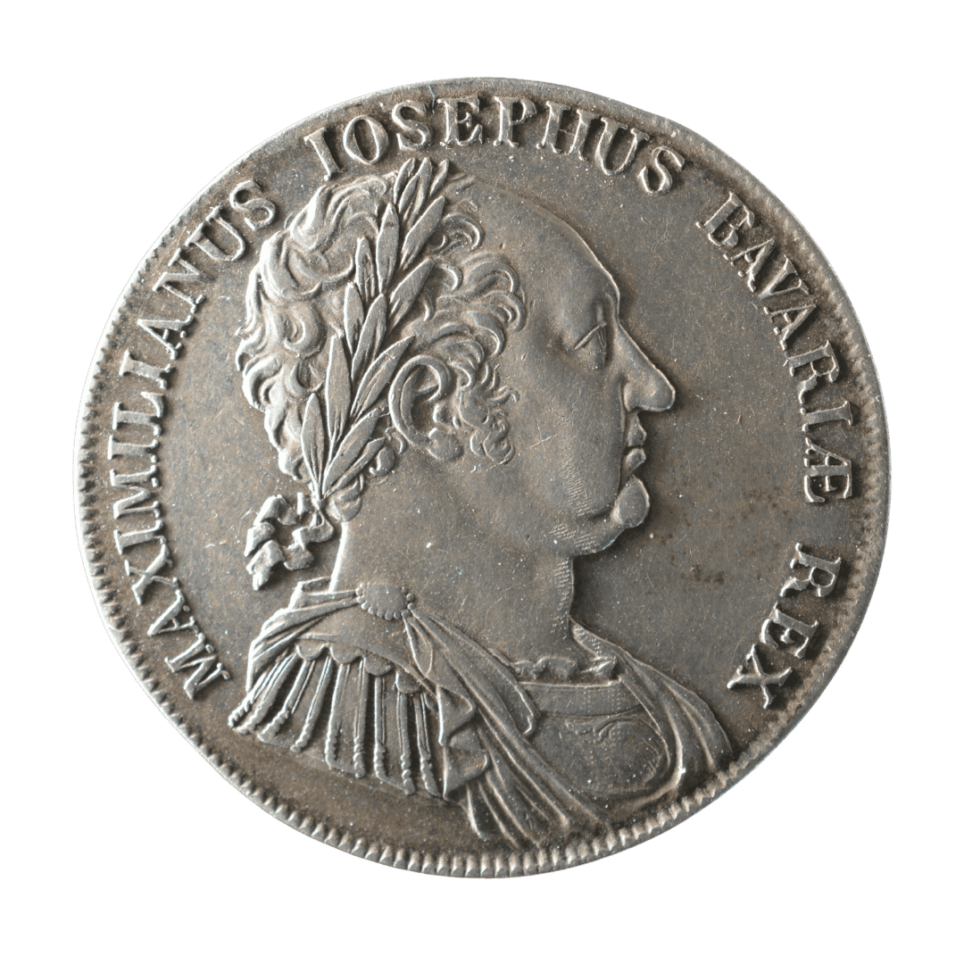 1 талер (Konventionstaler), Баварія, 1818 — на честь Конституції Королівства Баварія