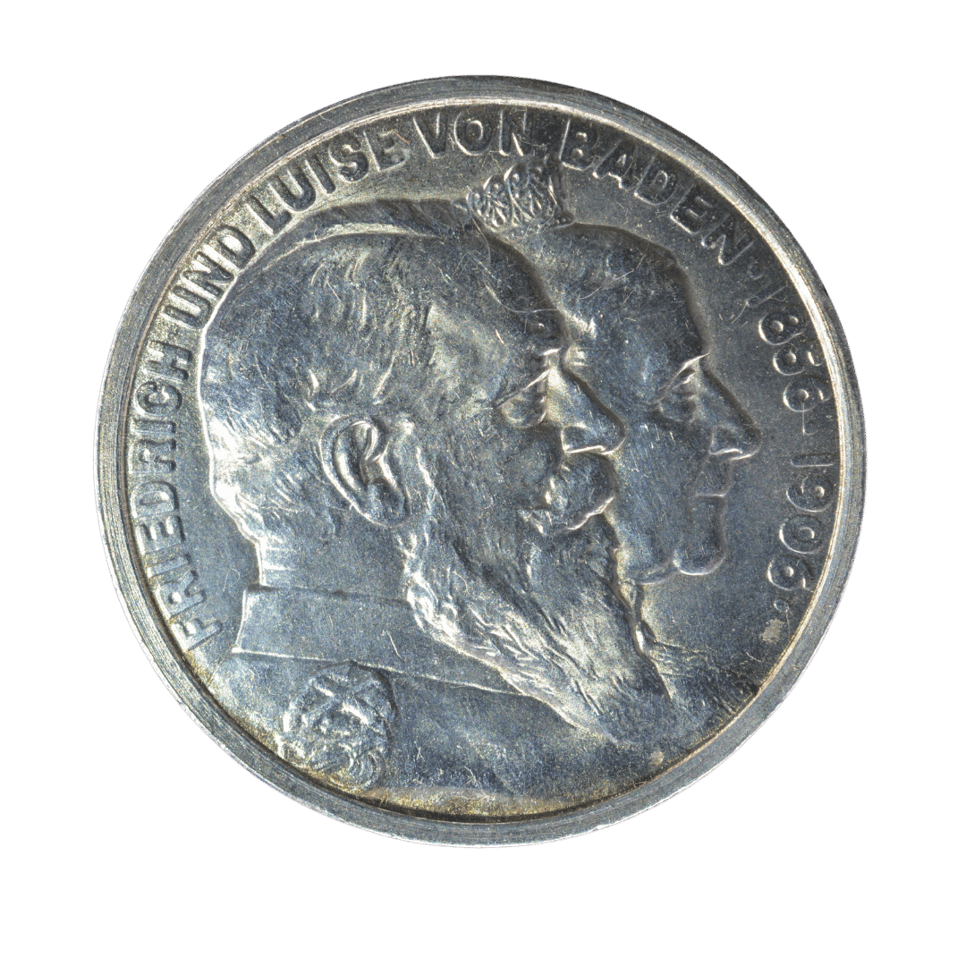 5 марок, Баден, 1906