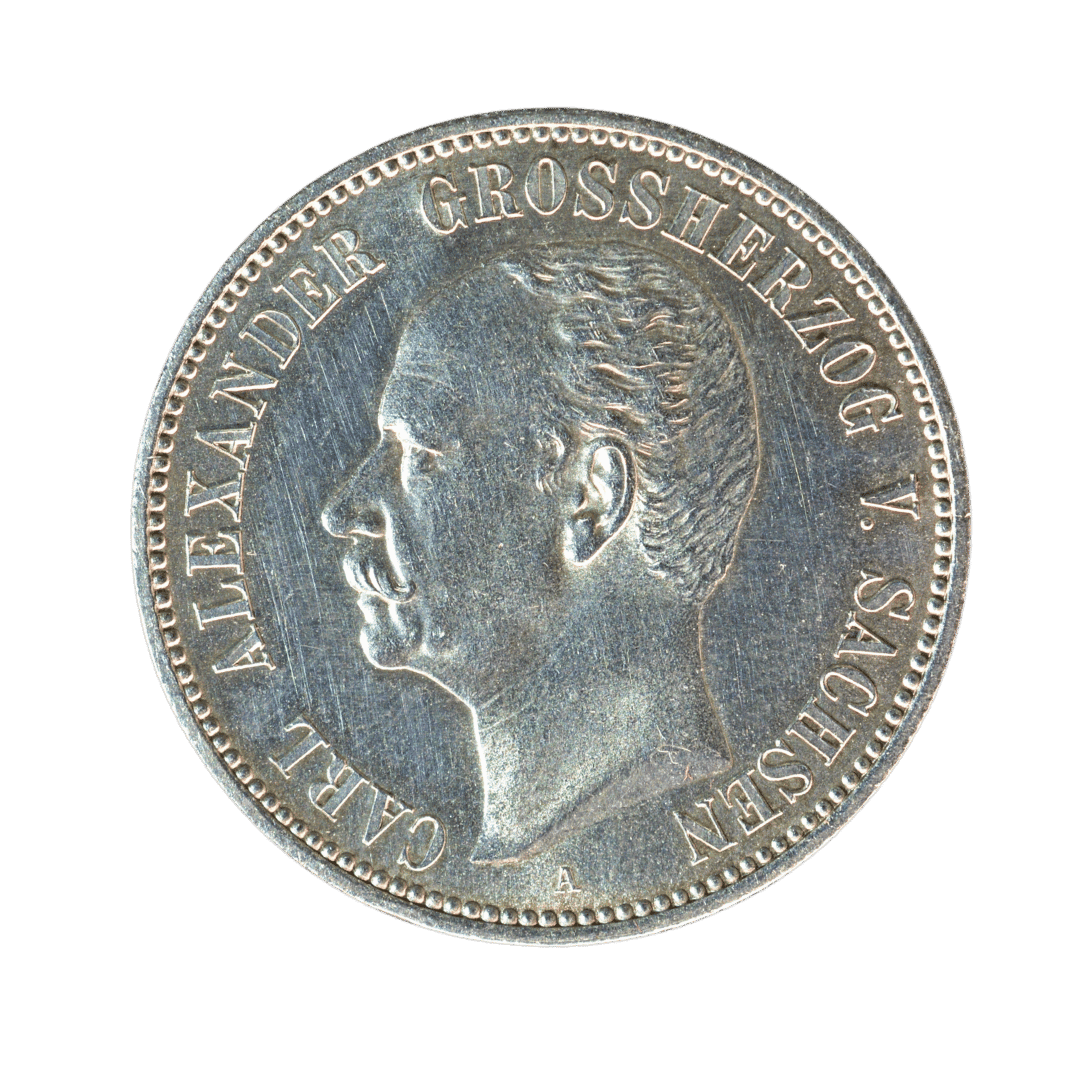 2 марки, Саксен-Веймар-Айзенах, 1892