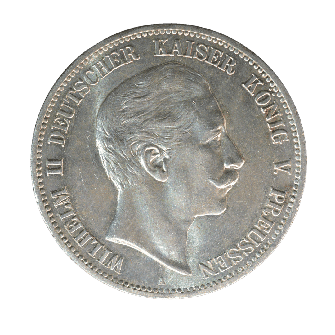 Пруссія 5 марок 1908 A — Вільгельм II