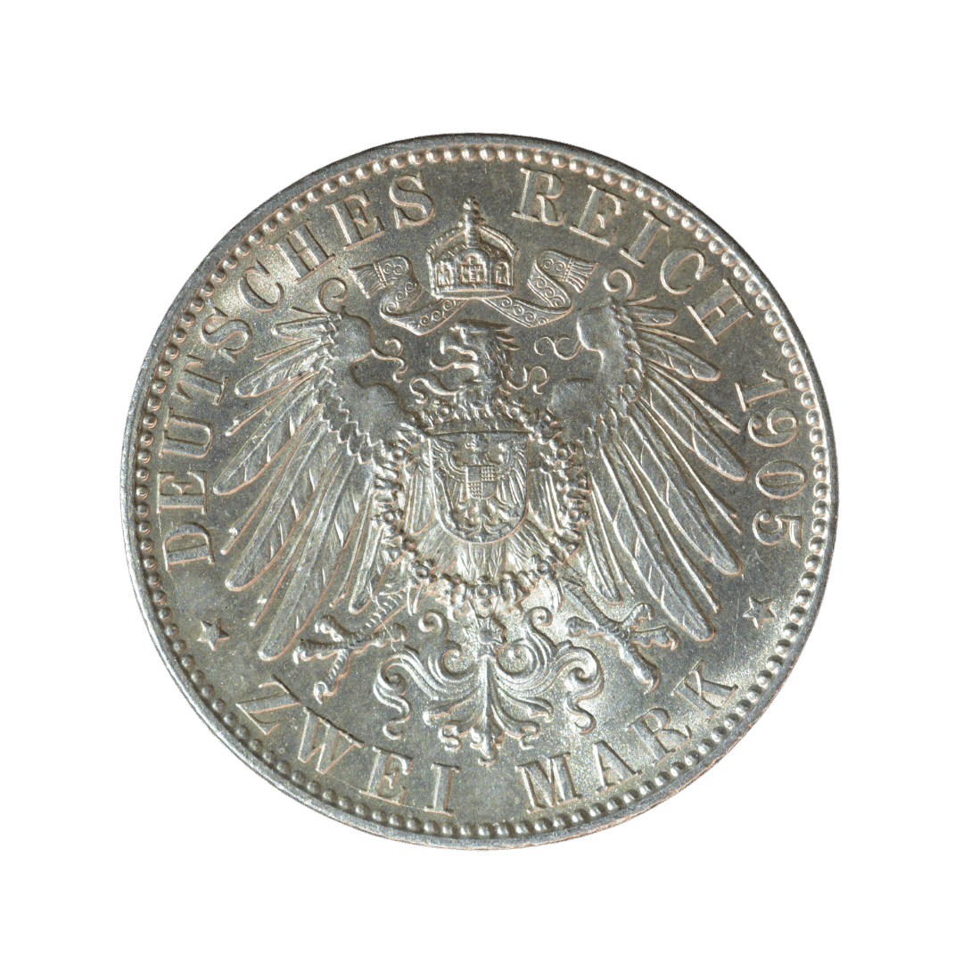 Назва: Саксонія 2 марки 1905 — Фрідріх Август III — фото 2
