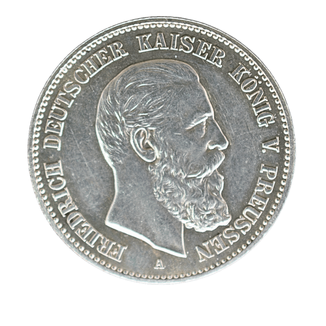 Назва: Пруссія 2 марки 1888 A — Фрідріх III